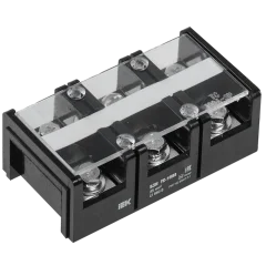 Блок зажимов БЗН ТС-1003 35 мм2 100A 3 пары IEK YZN42-03-035-K02