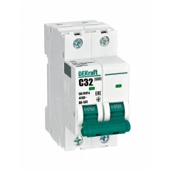 Авт. выкл. 2Р 32А х-ка C ВА-103 6кА нов. DEKraft 12292DEK