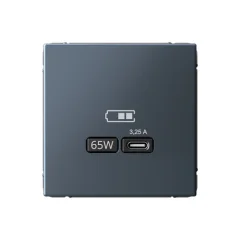 ARTGALLERY USB РОЗЕТКА тип-С 65Вт высокоскор.заряд. QC, PD, механизм, ГРИФЕЛЬ GAL00 Systeme Electric