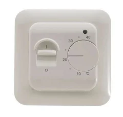 Терморегулятор механический 16А 3.6кВт для теплых полов датчик пола бел. Grand Meyer MST-1