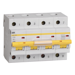 KARAT Авт. выкл. ВА47-100 4P C 20А 10кА IEK MVA40-4-020-C