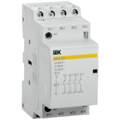 Контактор модульный КМ20-40М AC IEK MKK11-20-40