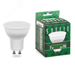 Лампа светодиодная, 7W 230V GU10 6400K MR16, SBMR1607 Saffit SAFFIT 55147