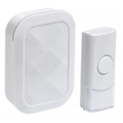 Звонок беспроводной ДЗБ3-36М белый IEK EZD21-03-AAA-K01