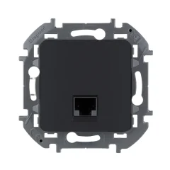 Информационная розетка RJ 45 - категория 5e - UTP - INSPIRIA - антрацит Legrand 673828