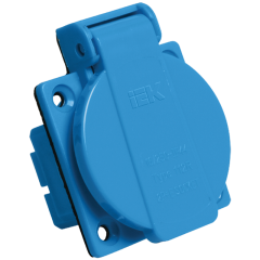 Розетка панельная с защитной крышкой "СП РП10-3 IEK PSR61-016-3