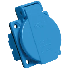 Розетка панельная с защитной крышкой "СП РП10-3 IEK PSR61-016-3