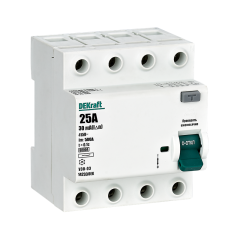 ВДТ 4P 40А 30мА тип AC 6кА УЗО-03 нов. DEKraft 14235DEK