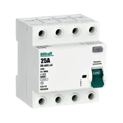 ВДТ 4P 40А 30мА тип AC 6кА УЗО-03 нов. DEKraft 14235DEK