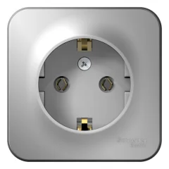 Розетка "Blanca" О/У с ЗК изолир.пл. (250В, 16А) Systeme Electric BLNRA010113