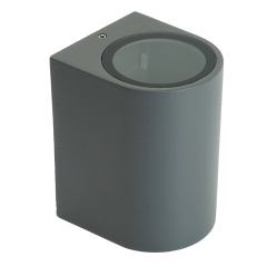 Светильник садово-парковый, 230V GU10, DH014, серый (на стену) Feron 11867