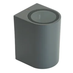 Светильник садово-парковый, 230V GU10, DH014, серый (на стену) Feron 11867