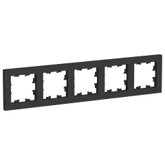 Рамка 5 постов, карбон Systeme Electric ATN001005
