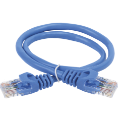 Шнур коммутационный кат.5Е UTP 5м синий GENERICA PC03-C5EU-5M-G