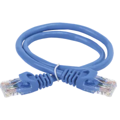 Шнур коммутационный кат.5Е UTP 5м синий GENERICA PC03-C5EU-5M-G