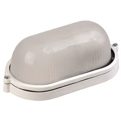 Светильник НПП1401 белый/овал 60Вт IP54 IEK LNPP0-1401-1-060-K01