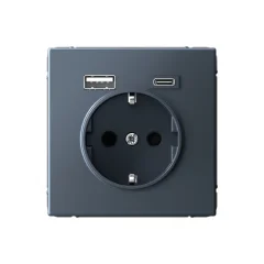 ARTGALLERY РОЗЕТКА 16А с 2 USB A+C, 5В/2,4А/3,0А, 2х5В/1,5А, механизм, ГРИФЕЛЬ GAL0 Systeme Electric