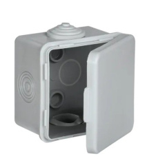 Коробка распред. 65х65х50мм о/к IP54 4 вв. (7035) GENERICA UKO31-065-065-050-K03-54