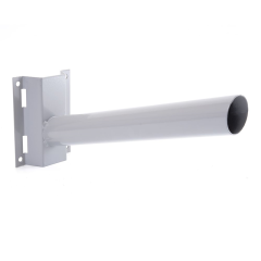 Кронштейн на столб под бандажную ленту 122*150*400мм, d48mm, серый, ДС-4 Feron 41430