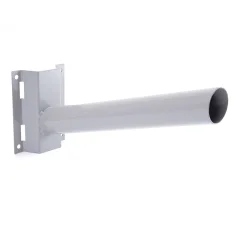 Кронштейн на столб под бандажную ленту 122*150*400мм, d48mm, серый, ДС-4 Feron 41430