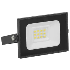 Прожектор СДО 06-10 светодиодный черный IP65 4000K IEK LPDO601-10-40-K02