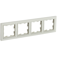 BRITE Рамка 4-мест. РУ-4-БрКр беж. IEK BR-M42-K10