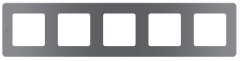 Рамка 5 постов - Inspiria - дымчатый Legrand 673977