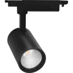 Светильник трековый светодиодный на шинопровод 12W, 1080 Lm, 4000К, черный, 35 градусов, AL102 со вс
