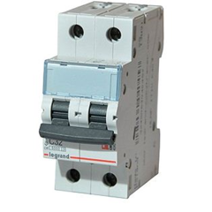 Автоматический выключатель TX³ 6000 - 6 кА - тип характеристики C - 2П - 230/400 В~ - 10 А - 2 модул