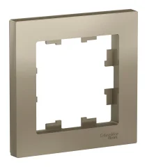 ATLASDESIGN 1-постовая РАМКА, ШАМПАНЬ Systeme Electric ATN000501