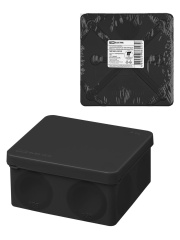 Коробка распред. 100х100х50 мм, IP66, 8 вх., черная TDM Electric SQ1401-2913
