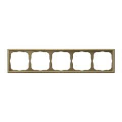 ARTGALLERY 5-постовая РАМКА, универсальная, ЗОЛОТО Systeme Electric GAL001605