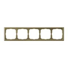 ARTGALLERY 5-постовая РАМКА, универсальная, ЗОЛОТО Systeme Electric GAL001605