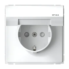 ARTGALLERY РОЗЕТКА с заземл. со шт. с крышк, 16А, IP44, механизм, БЕЛЫЙ Systeme Electric GAL440146