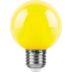 Лампа светодиодная, (3W) 230V E27 желтый G60, LB-371 Feron 25904