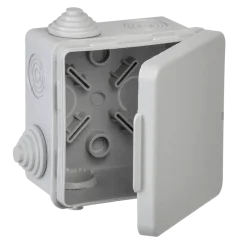 Коробка распред. 80х80х50мм о/к IP54 4 вв. (7035) GENERICA UKO31-080-080-050-K03-54G