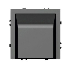 Кабельный вывод ( механизм), серия Эмили, платиново-серый, soft-touch, RST00-5119-10 STEKKER 50222