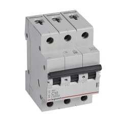RX3 Авт.выключатель 4,5кА 10А 3П C Legrand 419706
