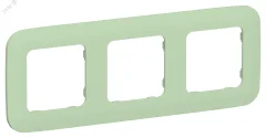 FLITE ARTISTIC Рамка 3-местная РУ-3-А-ФлФ фисташковый IEK FI-M32-31-20-K93