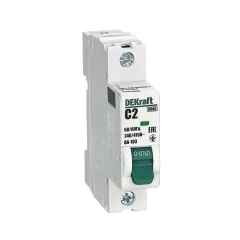 Авт. выкл. 1Р 2А х-ка C ВА-103 6кА нов. DEKraft 12265DEK