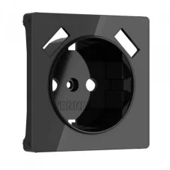 Накладка для розетки USB (черный акрил) W1179548 Werkel a064050