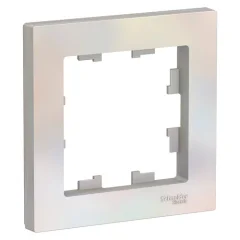ATLASDESIGN 1-постовая РАМКА, ЖЕМЧУГ Systeme Electric ATN000401