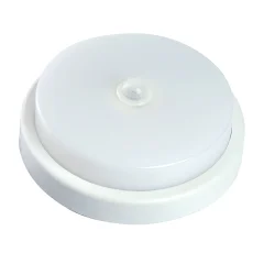 Светильник светодиодный пылевлагозащищённый c ИК-датчиком , 12W, 960Lm, 6500K, в пластиковом корпусе