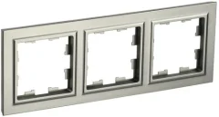 BRITE Рамка 3-местная РУ-3-БрШ шампань IEK BR-M32-K37