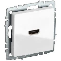 BRITE Роз. HDMI РHDMI-0-БрБ бел. IEK BR-H10-K01