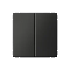 ARTGALLERY 2-клавишный ВЫКЛЮЧАТЕЛЬ КНОПОЧНЫЙ, сх.2, 10А, механизм, БАЗАЛЬТ GAL00141 Systeme Electric