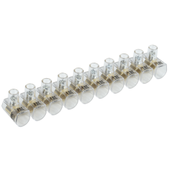 Зажим винтовой концевой изолированный КЗВИ 10 мм2 (10x1) IEK UZVK-10-10