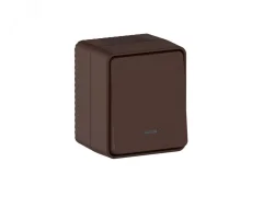 AtlasDesign PROFI IP54 О/У 1-клавишный ВЫКЛЮЧАТЕЛЬ с подсветкой 10 АХ, КОРИЧНЕВЫЙ A Systeme Electric
