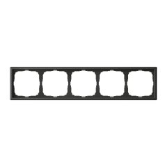 ARTGALLERY 5-постовая РАМКА, универсальная, БАЗАЛЬТ Systeme Electric GAL001405