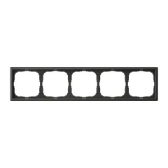 ARTGALLERY 5-постовая РАМКА, универсальная, БАЗАЛЬТ Systeme Electric GAL001405